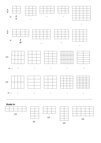 Fractions: Row or Column?