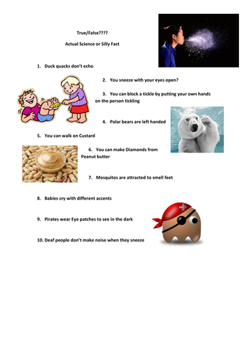 Fact or Fiction | Teaching Resources