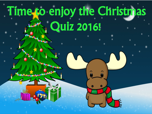 Christmas Quiz 2016 Shorter 3 round version
