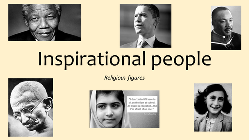 Inspirational figures in religion