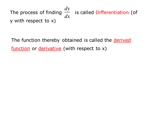 Calculus Lesson2: Differentiation by rule