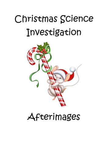 Christmas Science Investigation: Seeing Santa Everywhere!