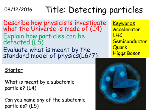 P3 3.5 Detecting Particles
