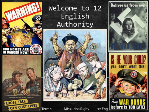 War Poetry Unit - Unit Introduction