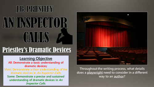 An Inspector Calls: Priestley's Dramatic Devices