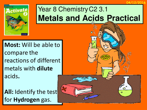 Year 8 C2 3.1 Chemistry Acids and Metals Practical