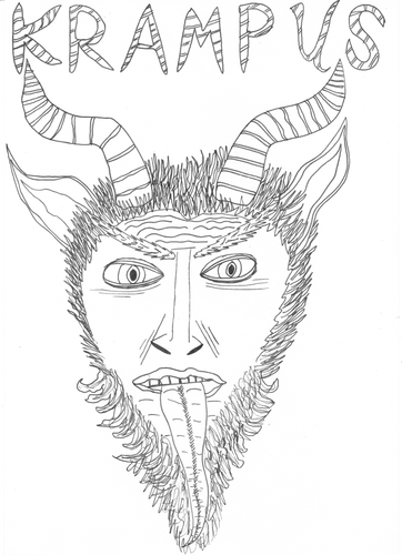 Christmas Folklore: Krampus: Half Devil, Half Goat