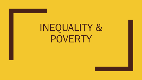 Inequality & Poverty in the Third World