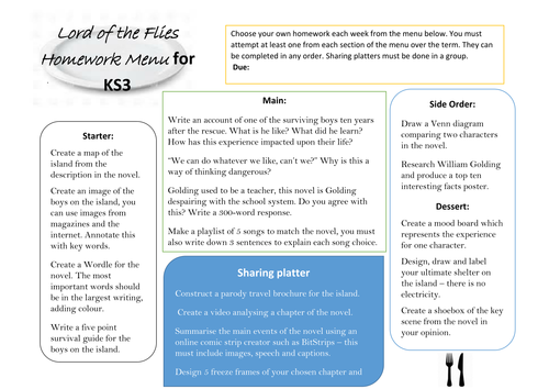 Lord of the flies summary 1 picture