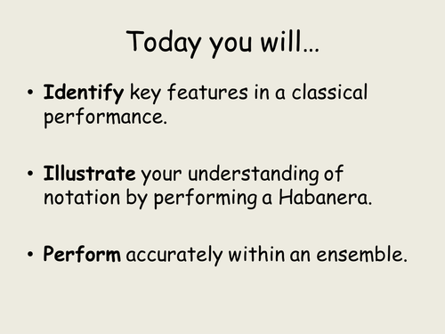 Classical Music Bizet's Habanera Performance