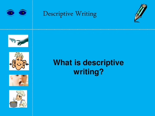 Descriptive essay writing ppt