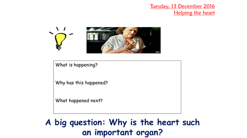 KS4 AQA New 2016 B4 Organising plants and animals L4 Heart problems