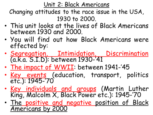 Black America - life in the 1930s