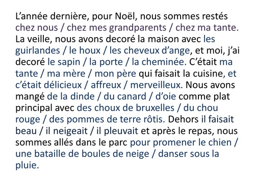 A* Christmas speaking