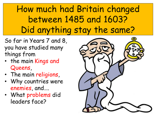 Britain, 1485 to 1603: change or continuity?