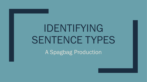 Identifying Sentence Types Simplecomplexcompound And Minor Teaching Resources 