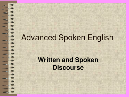 Spoken Language Plus Accommodation Theory