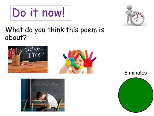 Half Past Two by U.A Fanthorpe | Teaching Resources