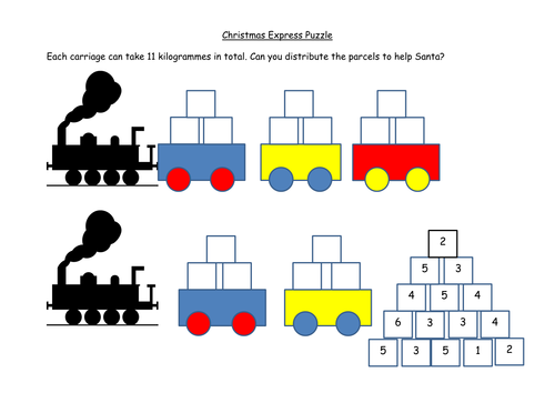 Christmas Express Maths Puzzle