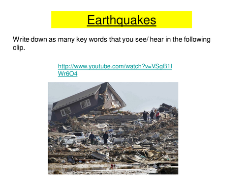 Earthquakes