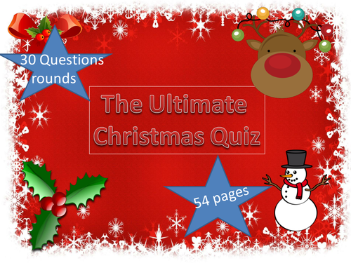 The Traditional Christmas Quiz