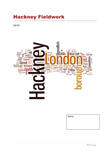 Hackney Fieldwork Booklet
