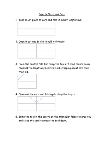 Pop-up Christmas Card