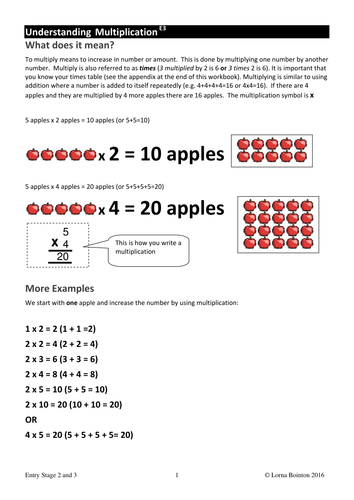 Understanding Multiplication