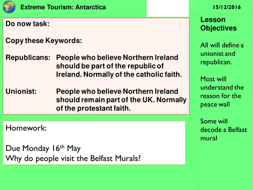 Dark Tourism - Belfast Murals