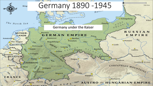 Germany 1890 - 1945 Kaiser and German constitution
