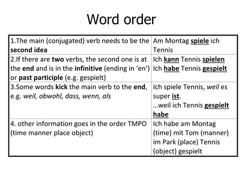 german-word-order-teaching-resources