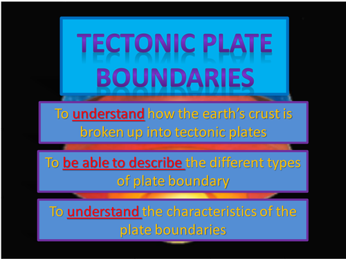 KS3 Geography: The distribution of earthquakes and volcanoes & plate boundaries