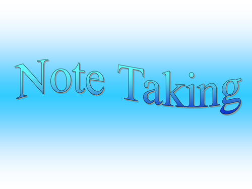 Yr 2  Non Fiction Note taking