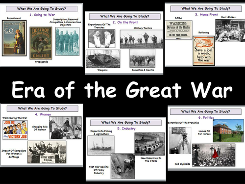 National 4 & 5 History: WWI
