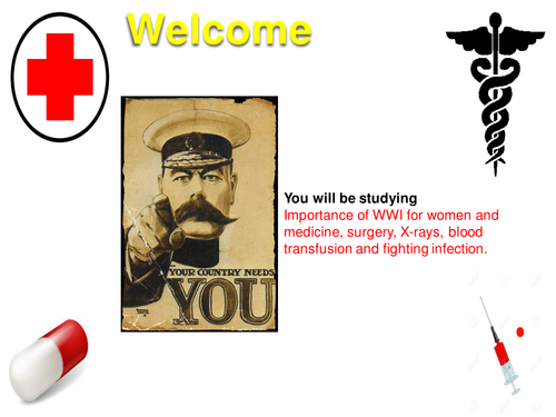 Changes in Medicine during World War 1