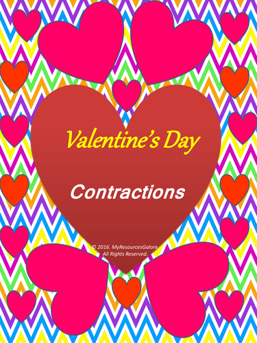 Contractions Work Sheet