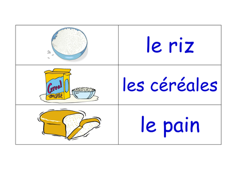 Food and drink in French Flashcards (120+ French Food and Drink Flash Cards)