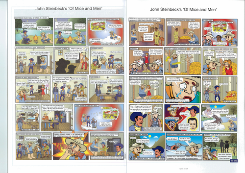  Comic Strip Summary Of Of Mice And Men Teaching Resources