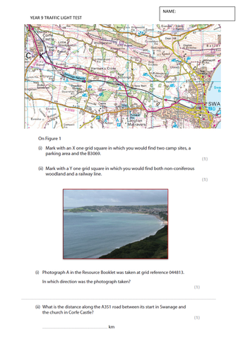 New AQA GCSE geography spec assessment on skills and hazards