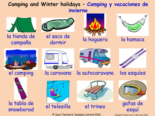 Holidays in Spanish Posters (2 Spanish Holidays posters)