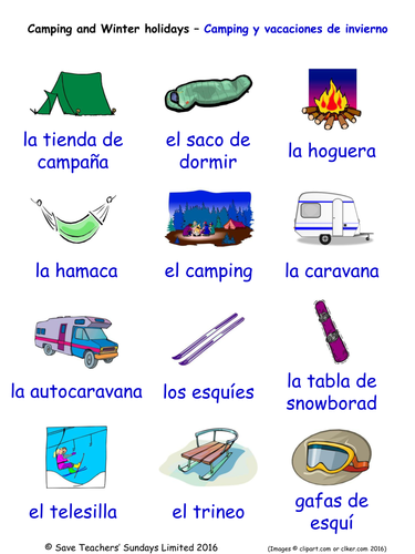 Holidays in Spanish Word Searches (2 Wordsearches)