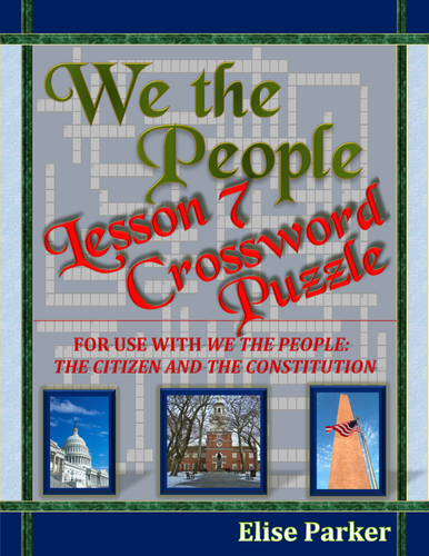 We the People Lesson 7 Crossword Puzzle