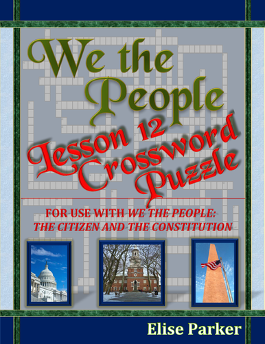 We the People Lesson 12 Crossword Puzzle