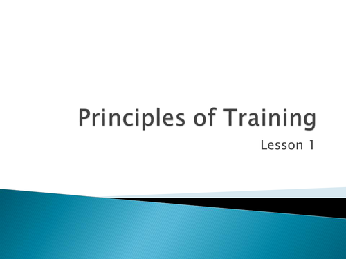 AQA GCSE PE (2016 onwards) Principles of training worksheets and powerpoints