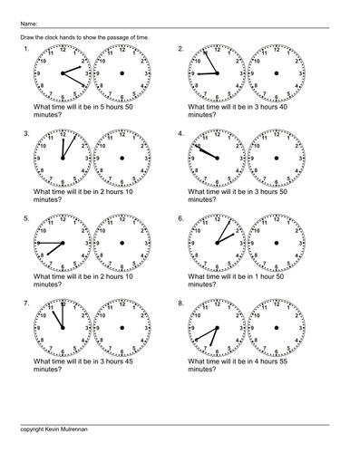 Time Passages 100 worksheets with Answers Maths Telling the Time