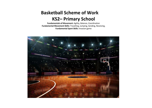 Basketball KS2 7 week scheme of work