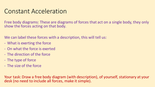 Straight Line Motion