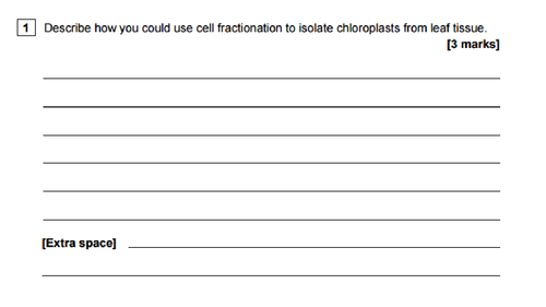 AQA A Level Biology Cell Exam Questions