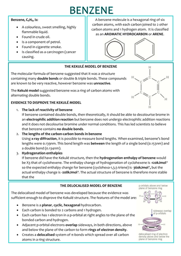 Chemistry A-Level OCR Revision Notes - Aromatic, Carbonyls and Carboxylic Acids