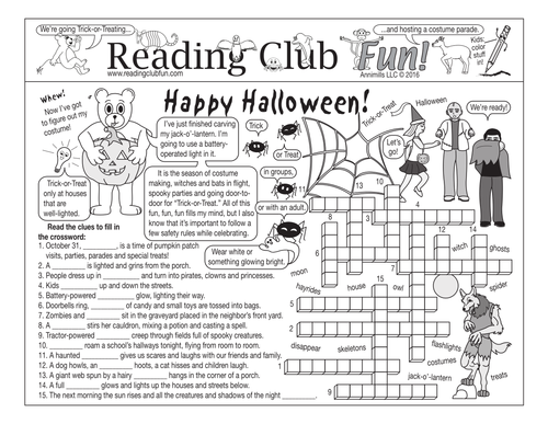Trick or Treat (Halloween) Two-Page Activity Set